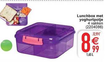 Cora Lunchbox Met Yoghurtpotje aanbieding