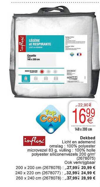Cora Dekbed aanbieding