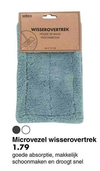 Wibra Microvezel Wisserovertrek aanbieding