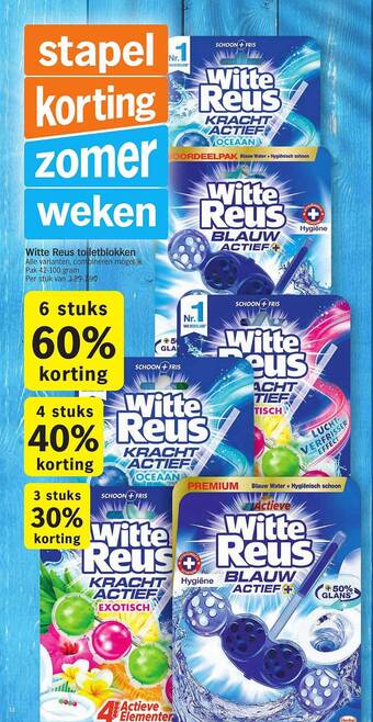 Albert Heijn Witte Reus Toiletblokken aanbieding