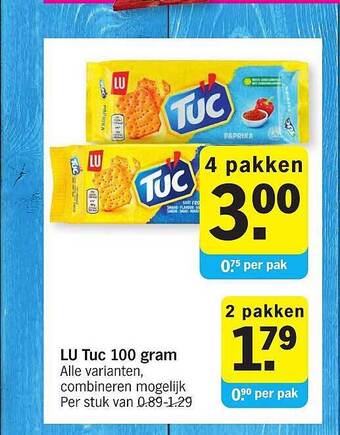 Albert Heijn Lu Tuc 100 Gram aanbieding