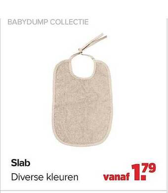 Baby-Dump Slab aanbieding