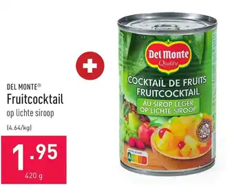 ALDI Del Monte Fruitcocktail aanbieding