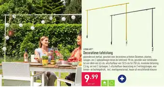 ALDI Living Art Decoratieve tafelstang aanbieding