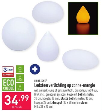 ALDI Light Zone Ledsfeerverlichting op zonne-energie aanbieding