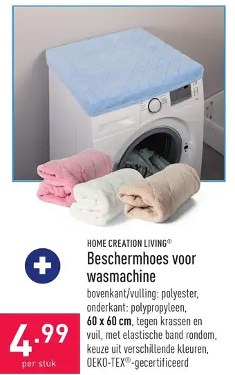 ALDI Home Creation Living Beschermhoes voor wasmachine aanbieding