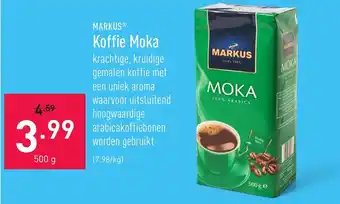 ALDI Markus Koffie Moka aanbieding