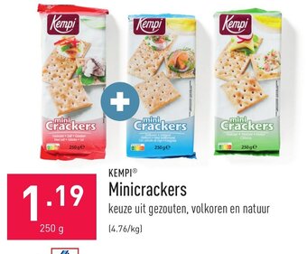 ALDI Kempi minicrackers 250g aanbieding