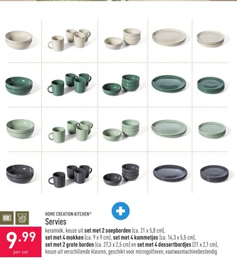 ALDI Home creation kitchen servies aanbieding