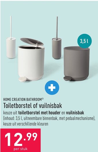 ALDI Home creation bathroom toiletborstel of vuilnisbak aanbieding