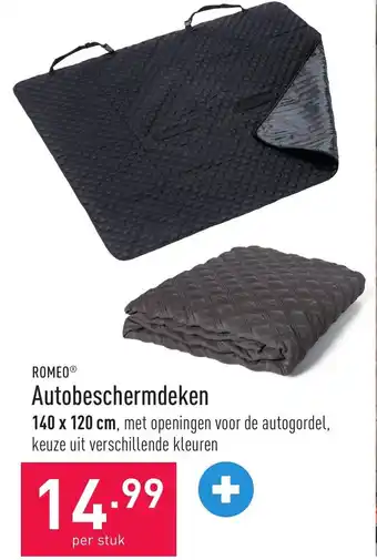ALDI Romeo autobeschermdeken 140 x 120cm aanbieding