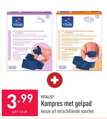 ALDI Vitalis kompres met gelpad aanbieding