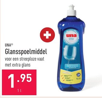 ALDI Una glansspoelmiddel 1L aanbieding