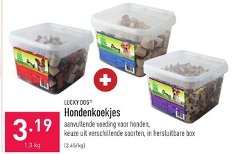 ALDI Lucky dog hondenkoekjes aanbieding