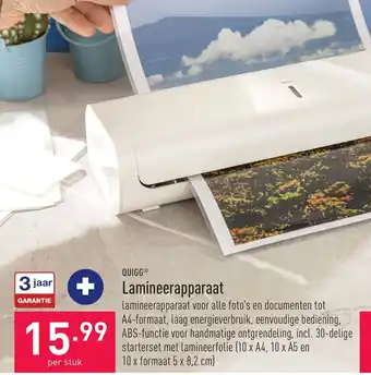 Quigg lamineerapparaat