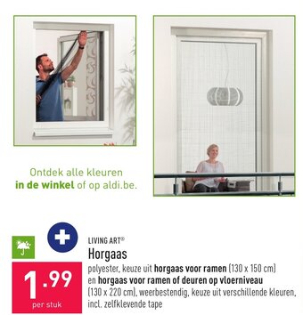 ALDI Living art horgaas aanbieding