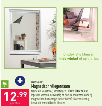 ALDI Living art magnetisch vliegenraam aanbieding