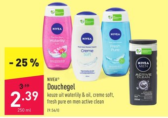 ALDI Nivea douchegel 250ml aanbieding