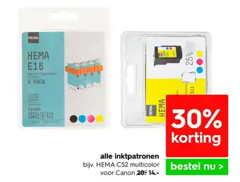 HEMA Alle inktpatronen aanbieding