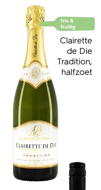 Clairette de die tradition, halfzoet