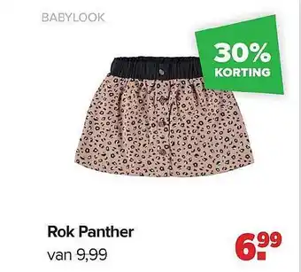 Baby-Dump Baby Look Rok Panther aanbieding