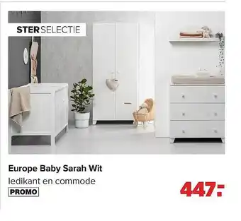 Baby-Dump Europe Baby Sarah Wit aanbieding
