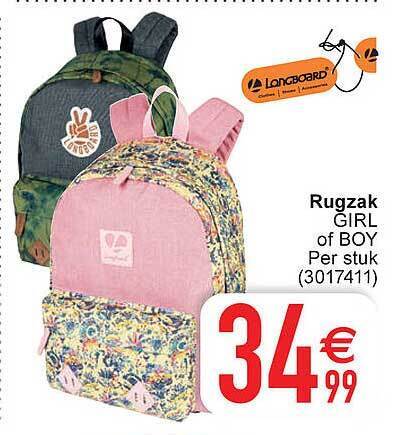 Cora Rugzak Girl Of Boy Per Stuk aanbieding