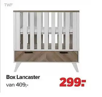 Baby-Dump Twf Box Lancaster aanbieding