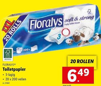 Lidl Toiletpapier aanbieding