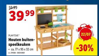 Lidl Houten Buitenspeelkeuken aanbieding