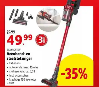 Accuhand En Sttelstofzuiger