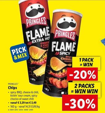 Lidl Pringles Chips aanbieding