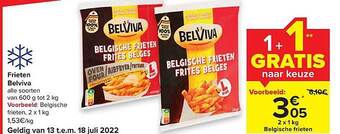Carrefour Frieten Belviva aanbieding