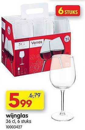 Yess Wijnglas aanbieding