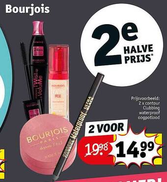 Kruidvat Bourjois aanbieding
