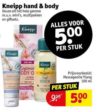 Kruidvat Kneipp Hand & Body aanbieding