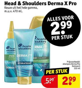 Kruidvat Head & Shoulders Derma X Pro aanbieding