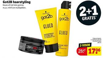 Kruidvat Got2b Haarstyling aanbieding