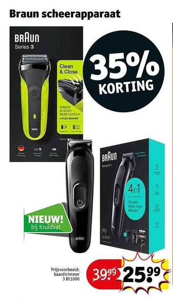 Kruidvat Braun Scheerapparaat aanbieding