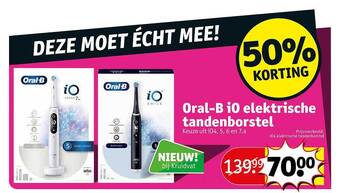 Kruidvat Oral-b Io Elektrische Tandenborstel aanbieding