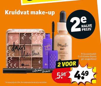 Kruidvat Kruidvat Make-up aanbieding