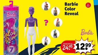 Kruidvat Barbie Color Reveal aanbieding