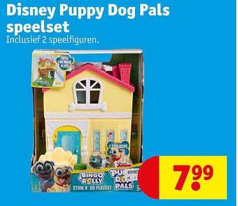 Kruidvat Disney Puppy Dog Pals Speelset aanbieding