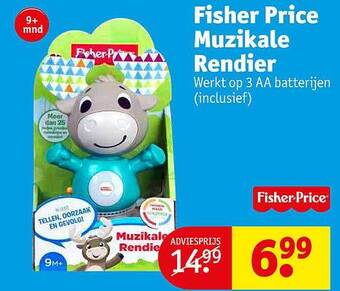 Fisher Price Muzikale Rendier
