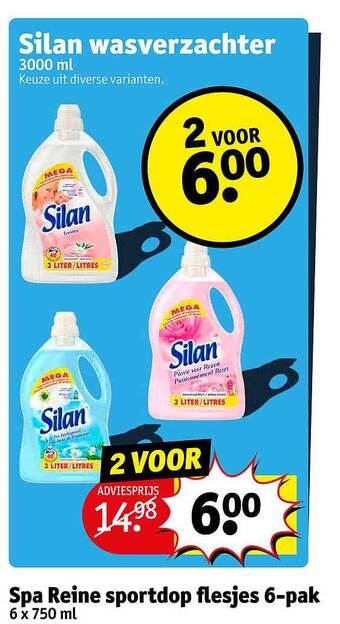 Kruidvat Silan Wasverzachter aanbieding