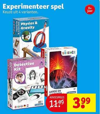 Kruidvat Experimenteer Spel aanbieding