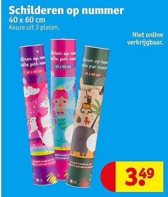 Kruidvat Schilderen Op Nummer aanbieding