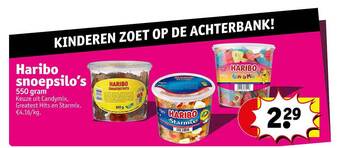 Kruidvat Haribo Snoepsilo's aanbieding