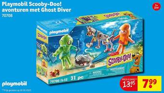 Kruidvat Playmobil Scooby-doo! Avonturen Met Ghost Diver aanbieding