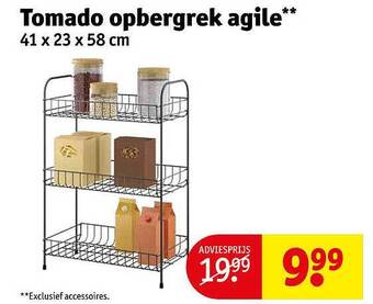 Kruidvat Tomado Opbergrek Agile aanbieding